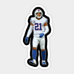 Jordan Poyer #21 Walks Sticker